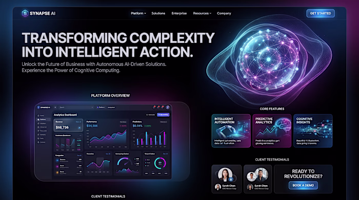 Synapse AI Premium SaaS Platform