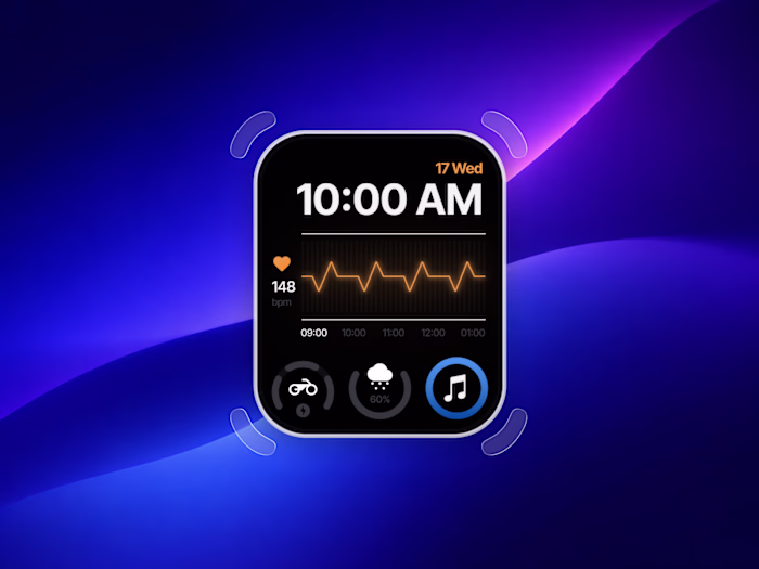 Smartwatch Dashboard UI Design
