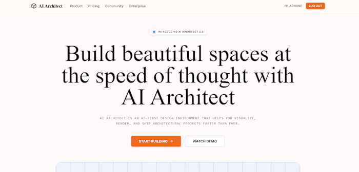 Interface of AI Architect