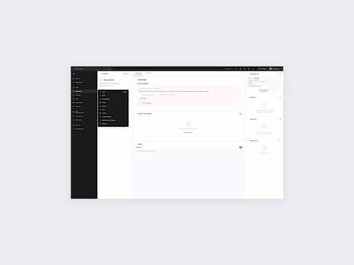 Reconnecting HubSpot's Hubs — Cross-Hub Information Architecture
