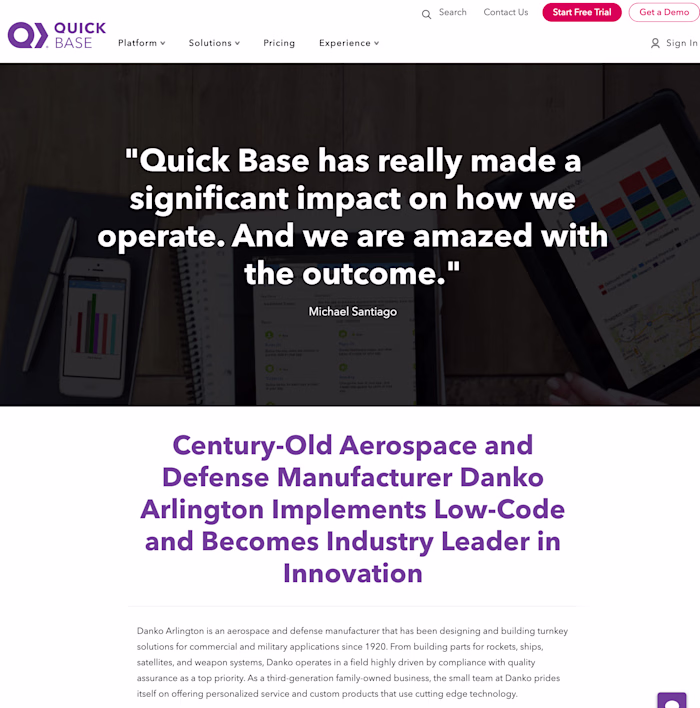 Quickbase Case Study