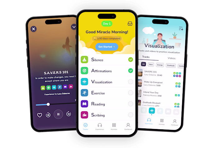 Miracle Morning Routine App
My role: