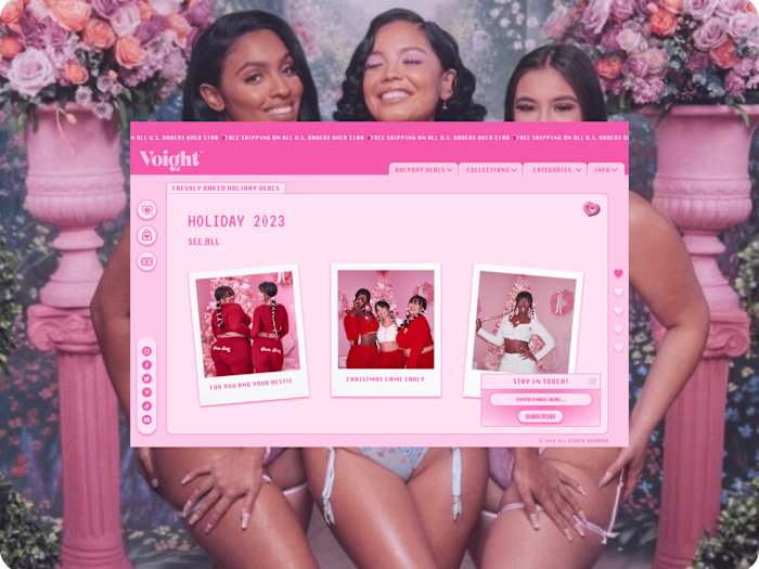 Voight | E-commerce website redesign 