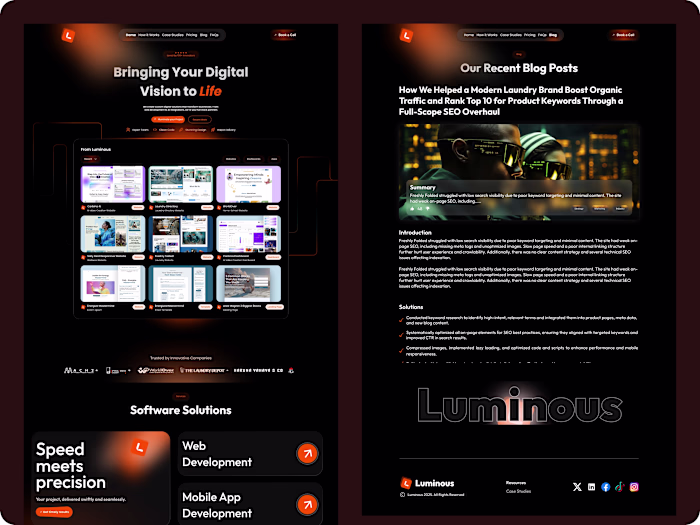 Unlock Growth with Luminous: Full-Service Digital Agency Pla...