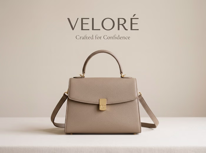 Created this luxury handbag ad