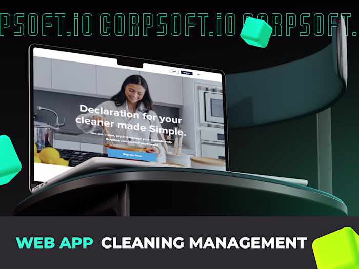 Web application platform for declaring and insuring cleaners