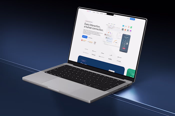 Website redesign for an AI-powered cloud contact center SaaS