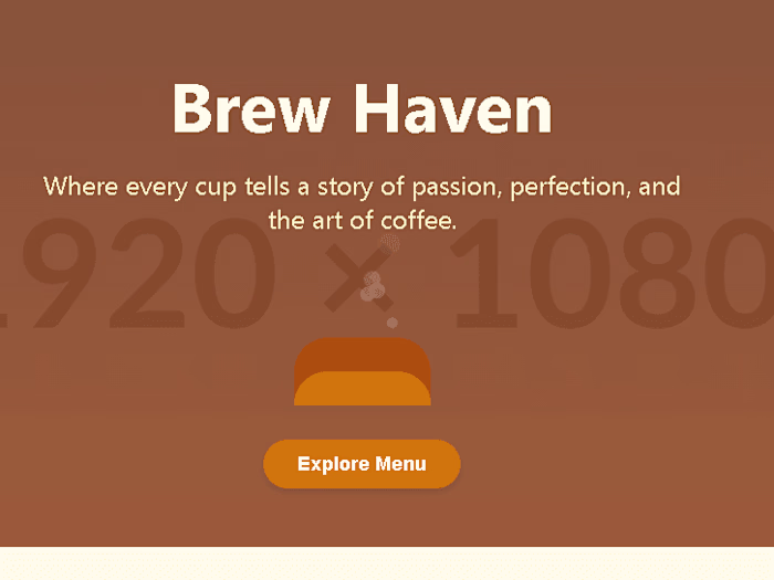 Coffee Shop Frontend Website