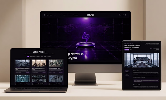 Surge Crypto
A modern crypto platform