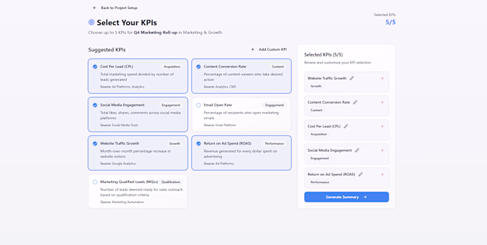 KPI Scope Builder – Decision-First KPI Planning