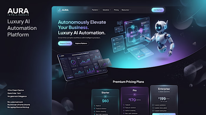 Aura Intelligence Premium SaaS Platform