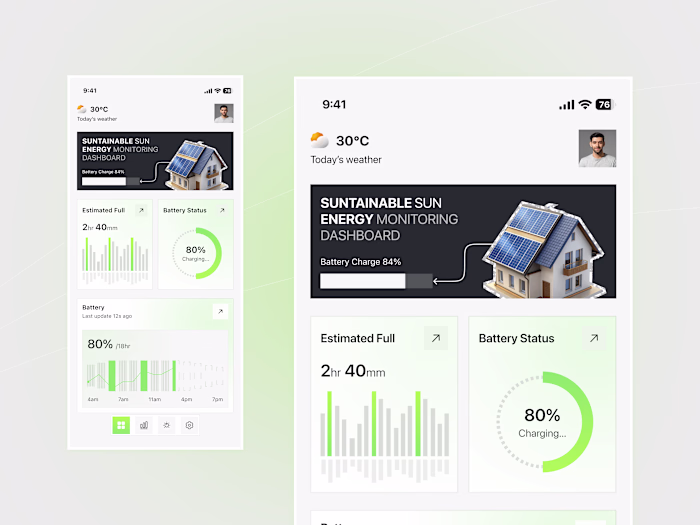 CleanGrid – Solar Energy UI