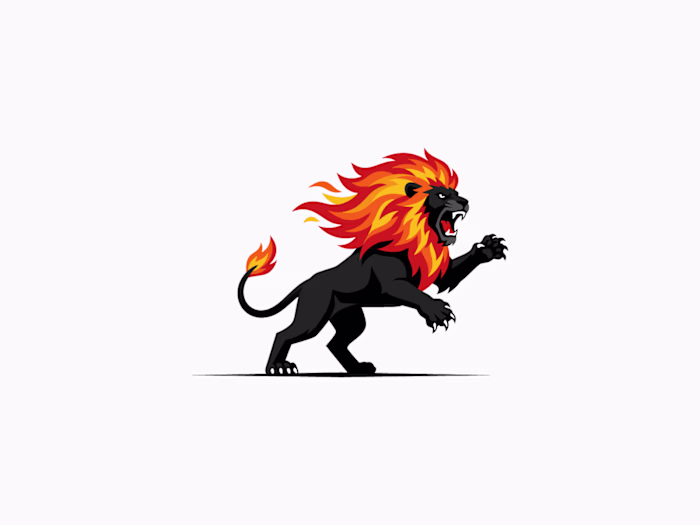 Lion Vector Logo Available For