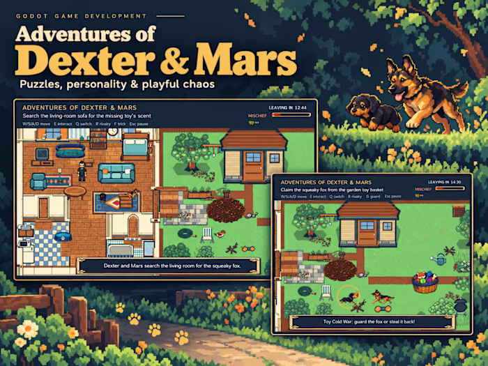 Adventures of Dexter & Mars: Building a Godot Dog Adventure