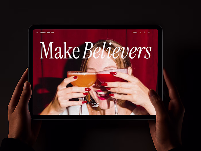 Make Believers — Clothing. Bags.