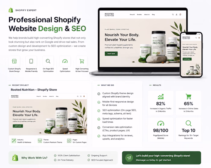 Shopify Expert for High-Converting Store