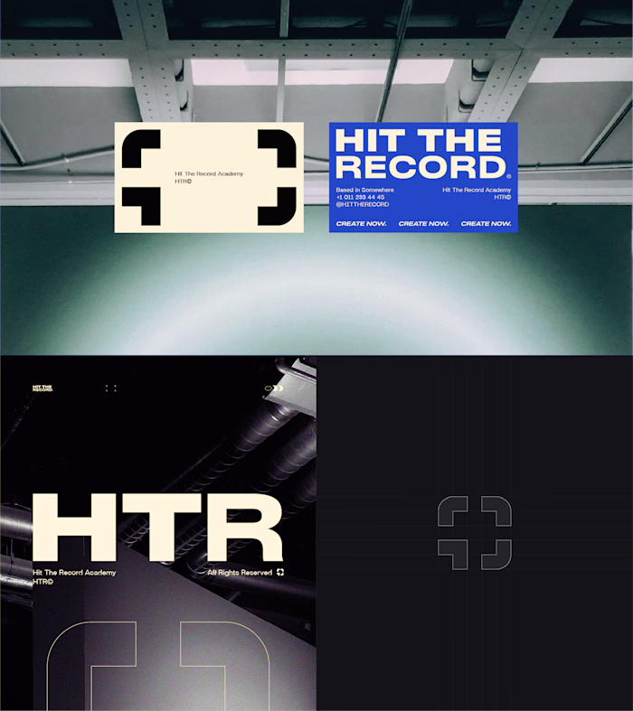 Visual identity for HTR Academy,