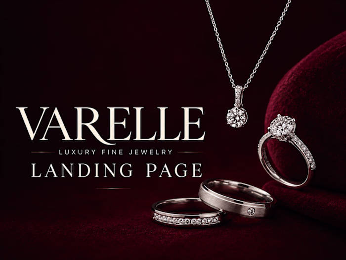 VARELLE | Luxury Fine Jewelry Landing Page