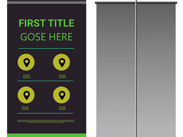 CREATE PROFESSIONAL ROOL UP BANNERS