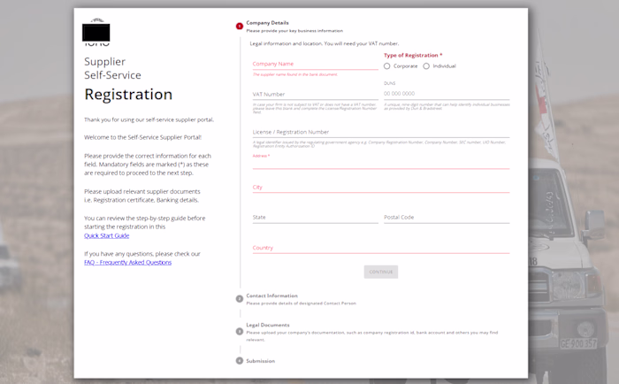 Supplier Portal Project