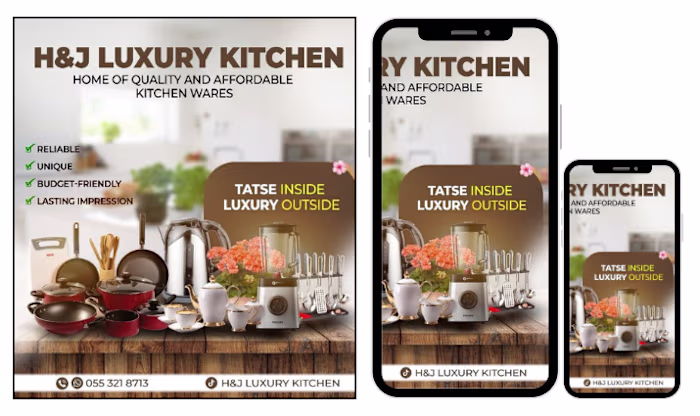 Premium Kitchenware Brand Social Media