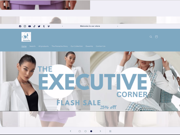 Building Panache: A Custom Shopify Store for Professional Women