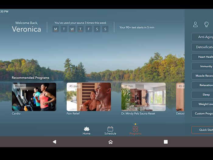 Premium Sauna UX/UI Design Project