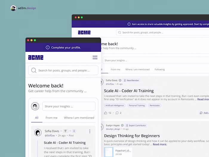 MVP Community Platform for Change Management