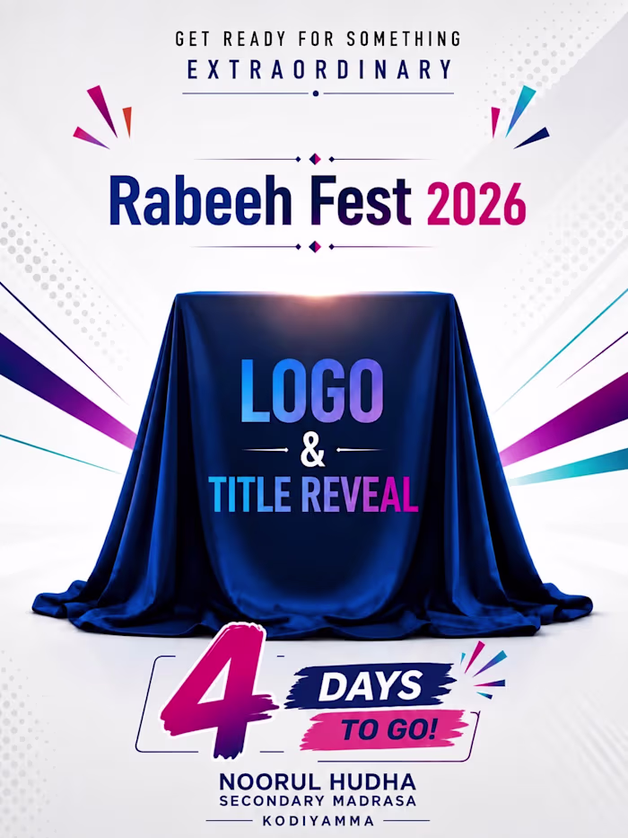 Event poster design and promotional