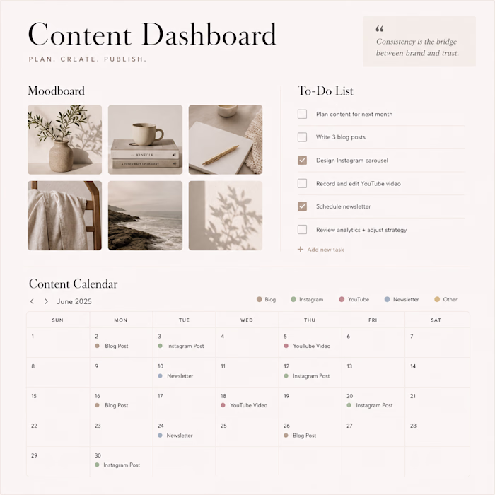Content Planning & Management System