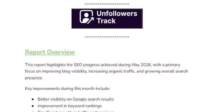 SEO Performance Report 