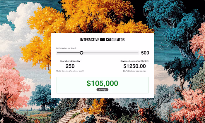 Designed this ROI Calculator on Figma and I developed it usi...