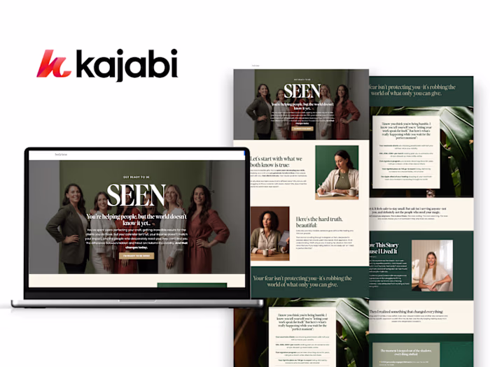 Kajabi Sales Page/Landing Page