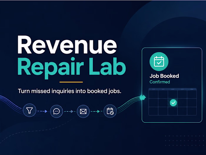 Revenue Repair Lab — Conversion Website & Lead-Leak Diagnostic