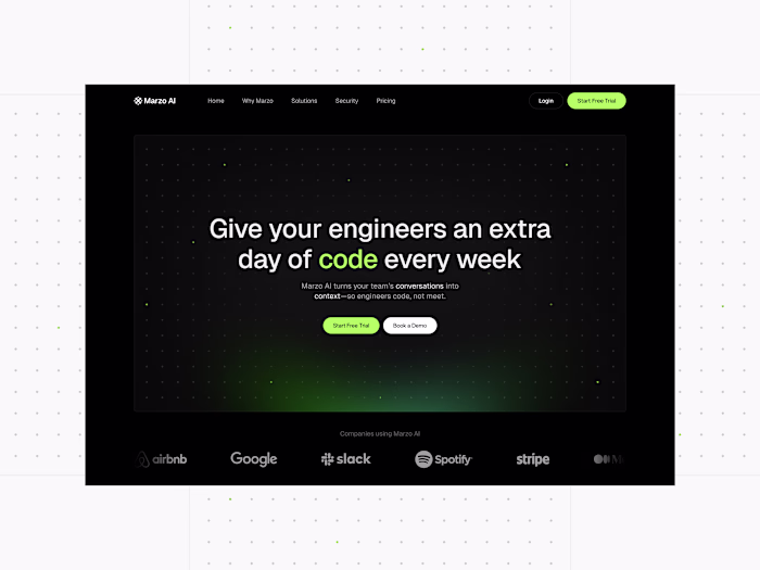 Marzo AI - Coordination Layer for Engineering Teams