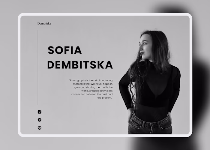 Dembitska / Photographer Portfolio