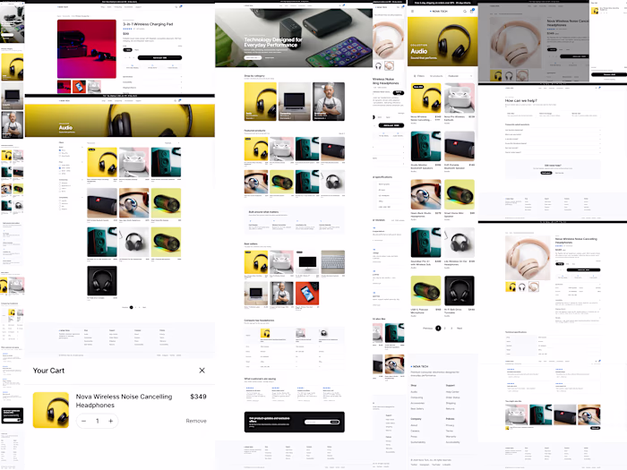 Modern Shopify Electronics Store Design & Development