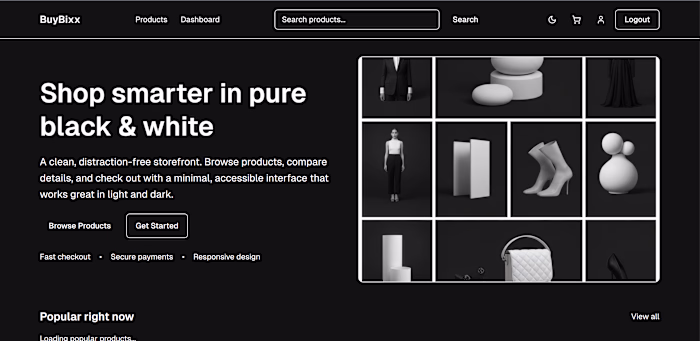 BuyWise
AI-driven e-commerce platform with personalized