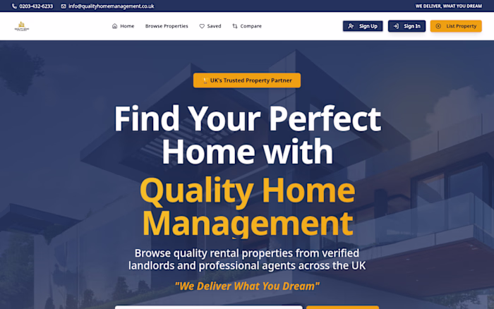 Quality Home Management – UK Lettings Marketplace