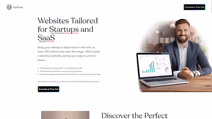 DigiQuag : Portfolio website