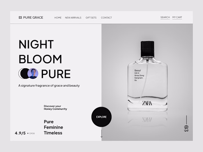 Pure Grace Perfume. 
Night Bloom