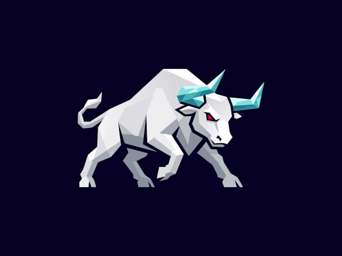 Bull Vector Logo Available For