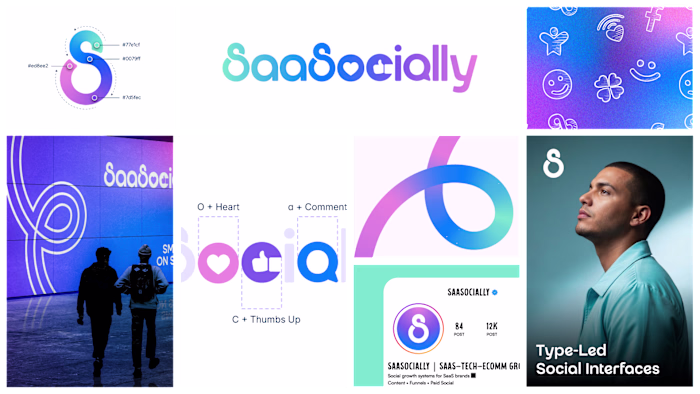 SaaSocially had a logo.
It just
