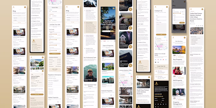 Real Estate Website (Mobile Version)