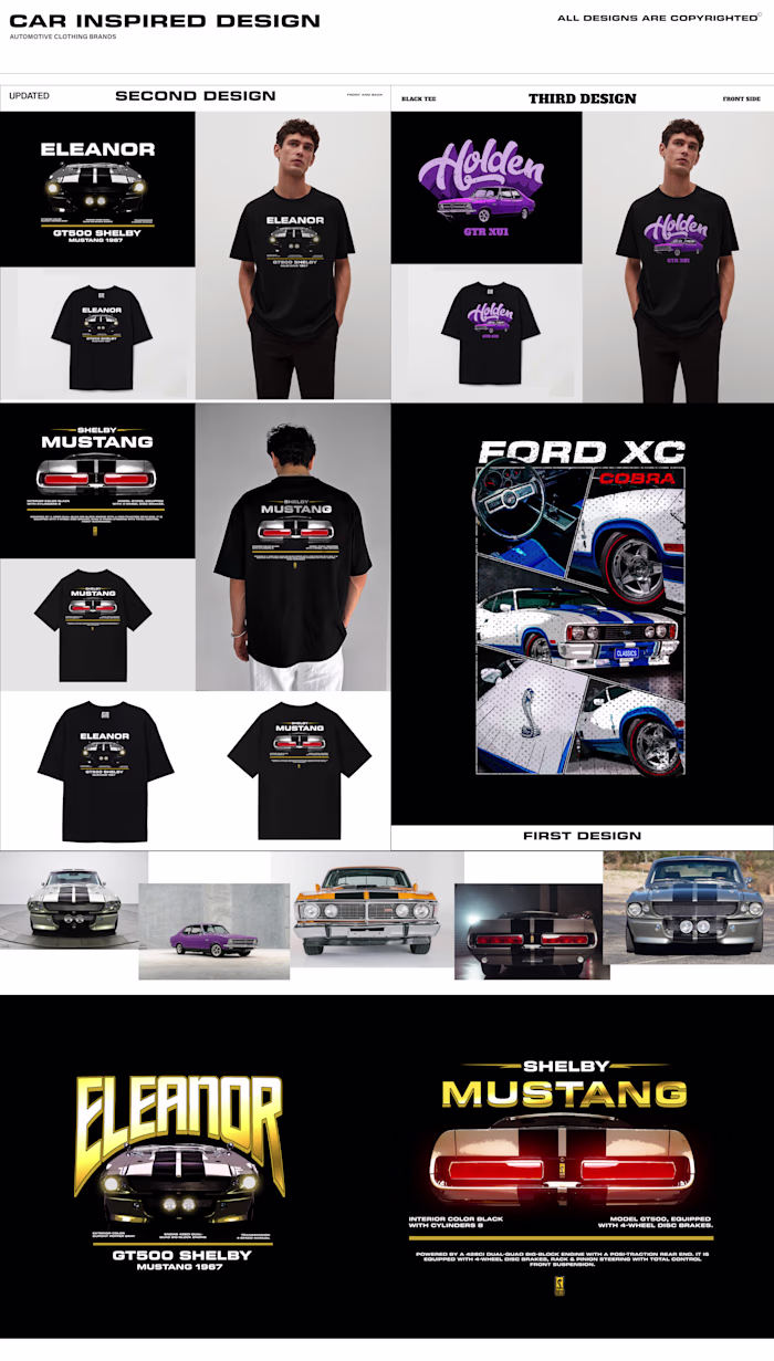 Vintage Car t shirt designs