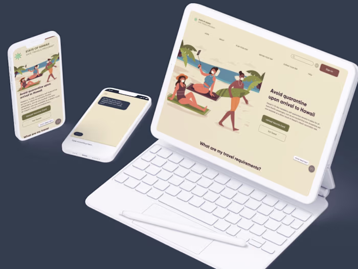 Surfing the Web with Ease: Redesigning Hawaii's Safe Travel Site