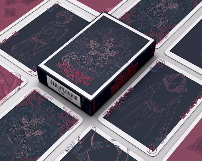 Stranger Things Playing Cards