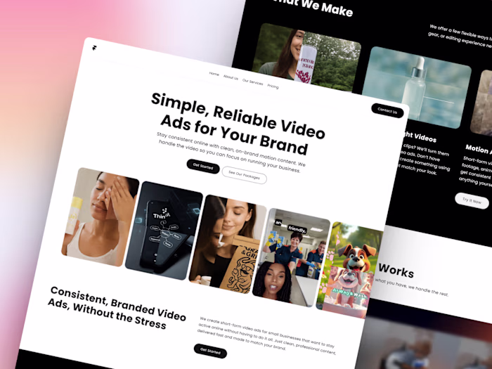 A snapshot from a recent project. Motion-Roo -Redesign