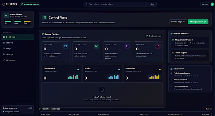Kill Switch - FeatureFlag Management App