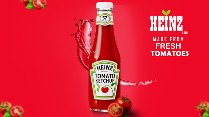 Creative Branding Design | Heinz Tomato Ketchup 🍅